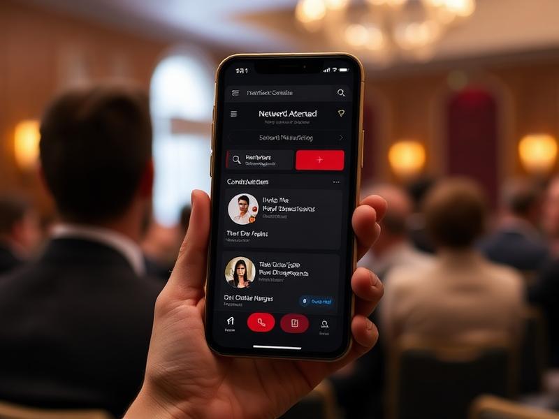 Attendee match suggestions in the Looop app